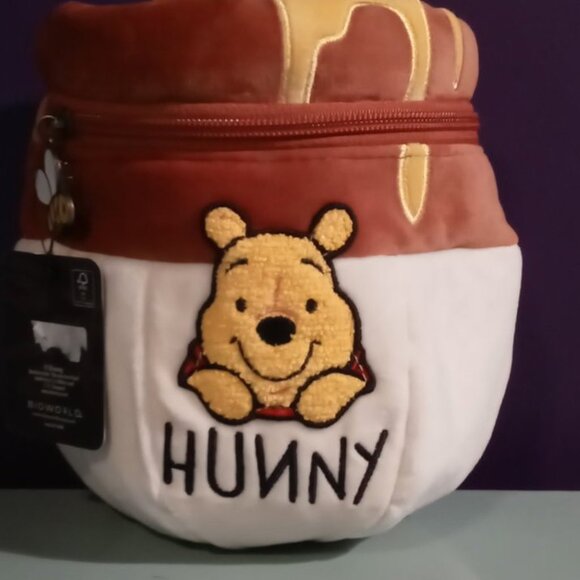 Disney Winnie the Pooh Hunny Pot Cosmetic Bag - Brown and White - Picture 1 of 7